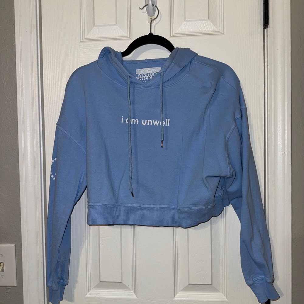 Call Her Daddy I Am Unwell Cropped Hoodie - Picture 4 of 9